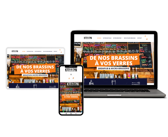 création site internet Keg & Can 13009